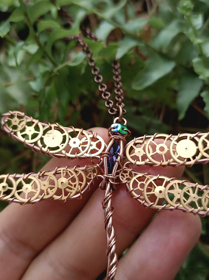 Summer guest. Dragonfly charm