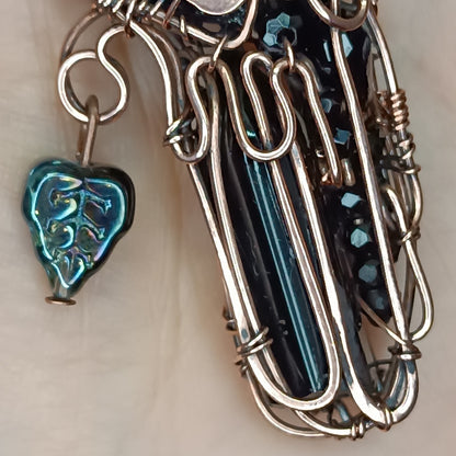 For Cheryl. Secret keeper raven necklace