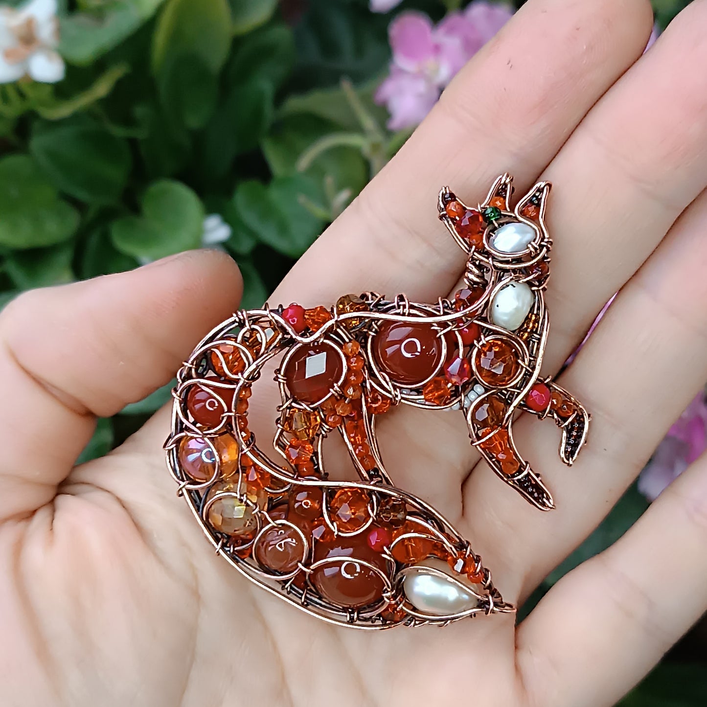 For Sherry. Fox charm.