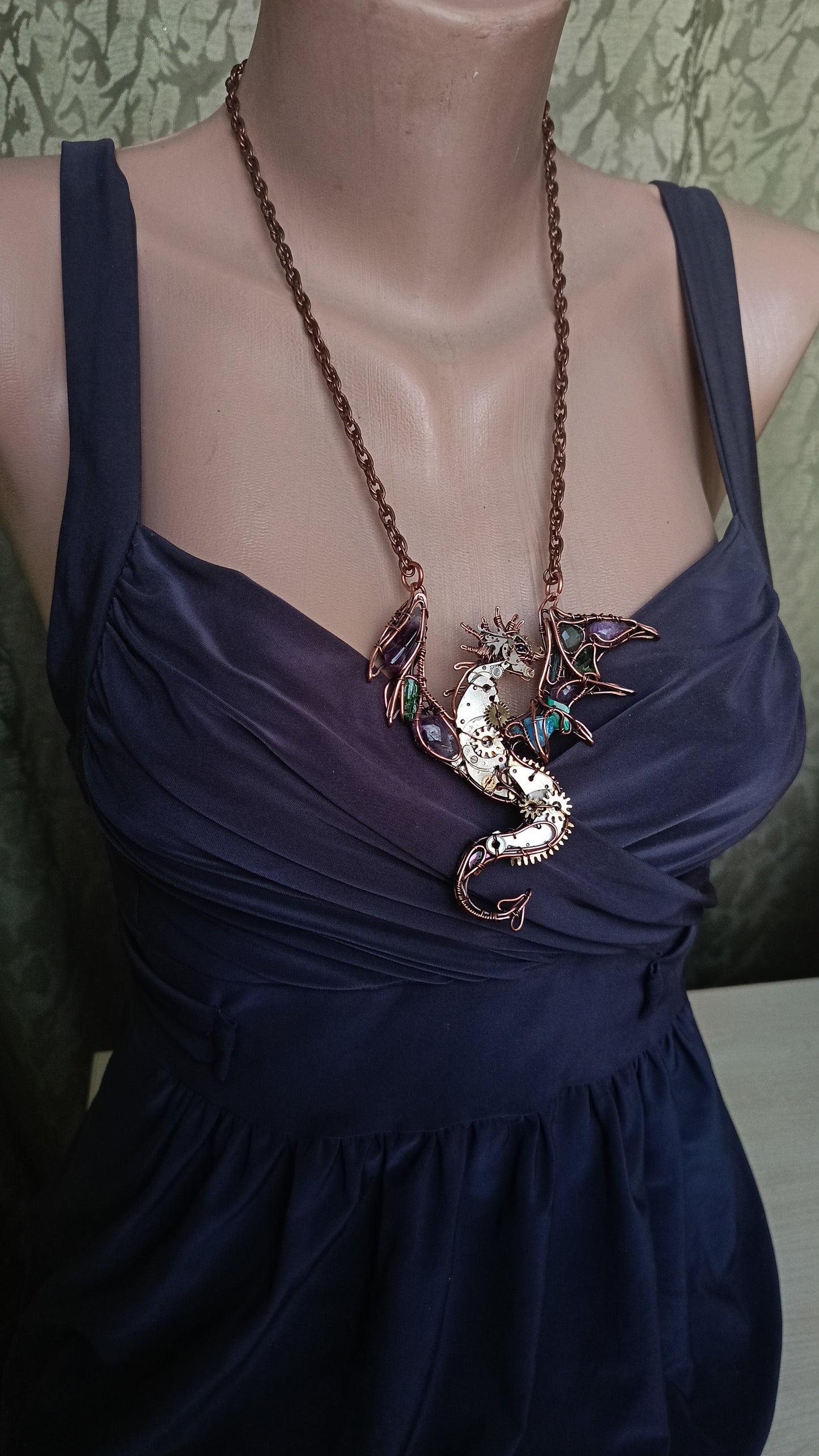 Dancing with the stars. Dragon necklace.