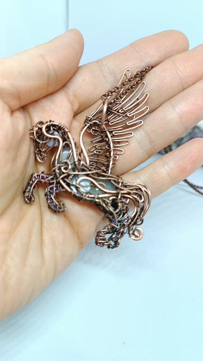 For Diane. Fantasy Pegasus pendant