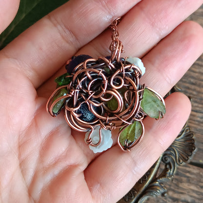 Blueberry necklace