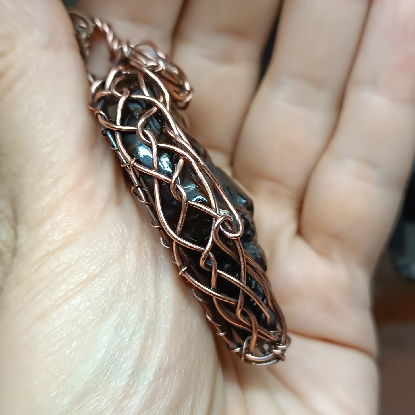 For Megan. Lion head necklace.