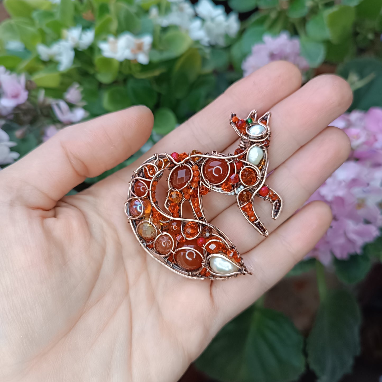 For Sherry. Fox charm.