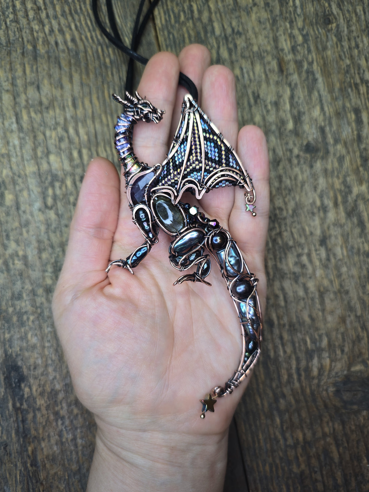 Midnight whisper. Dragon necklace