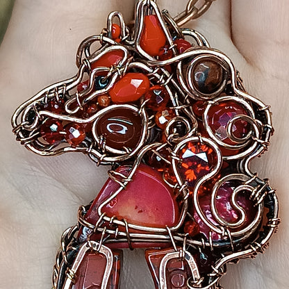 Lucky horse necklace