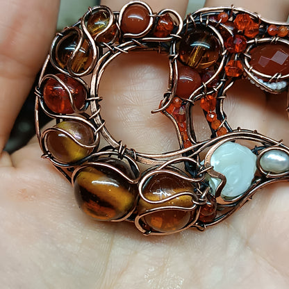 For Amanda. Fox brooch.