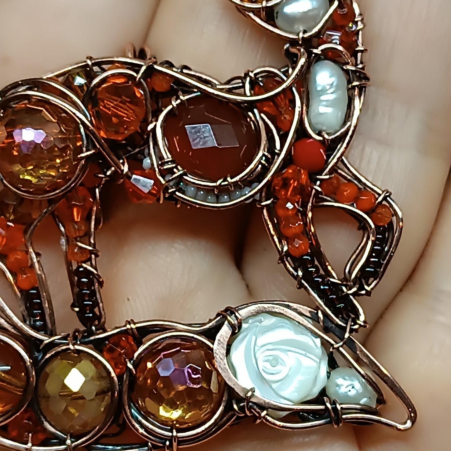 Reserved for Nikki. Fox pendant.