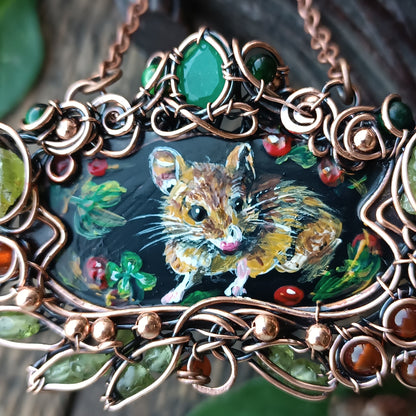 Mouse necklace 🍂