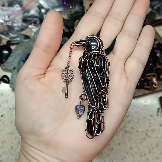 Raven neckace. Nevermore