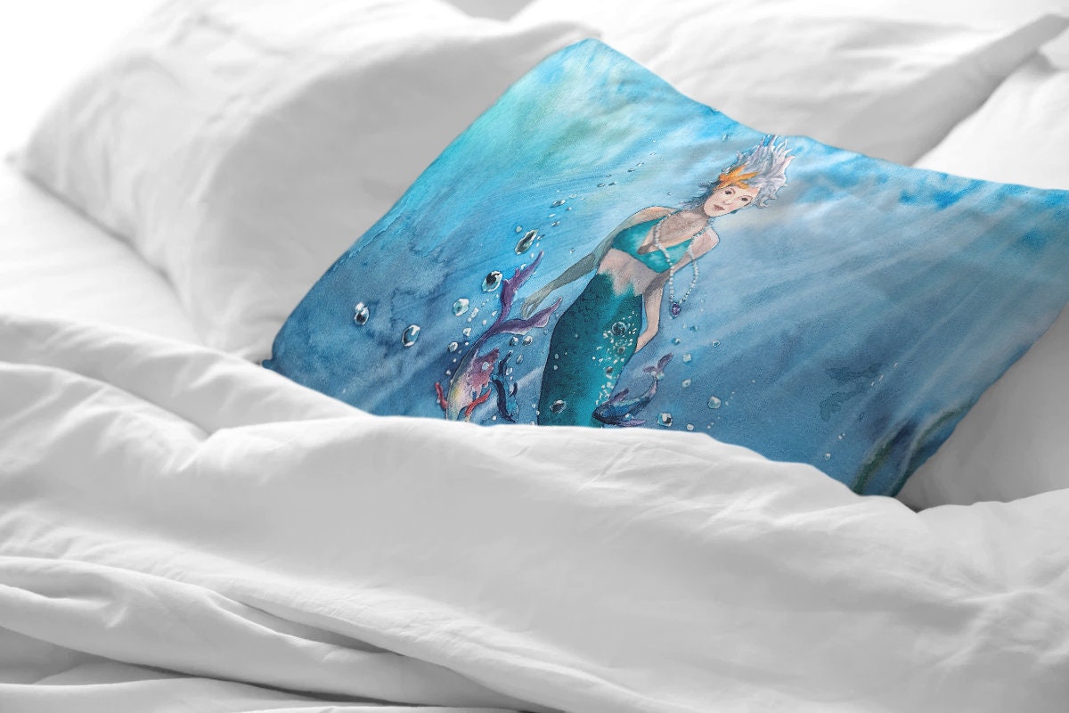 Mermaid watercolor DIGITAL download