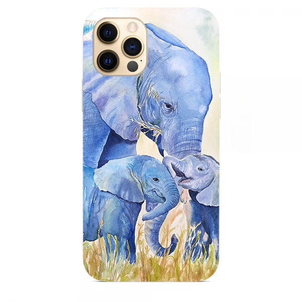 ELEPHANTS watercolor DIGITAL download
